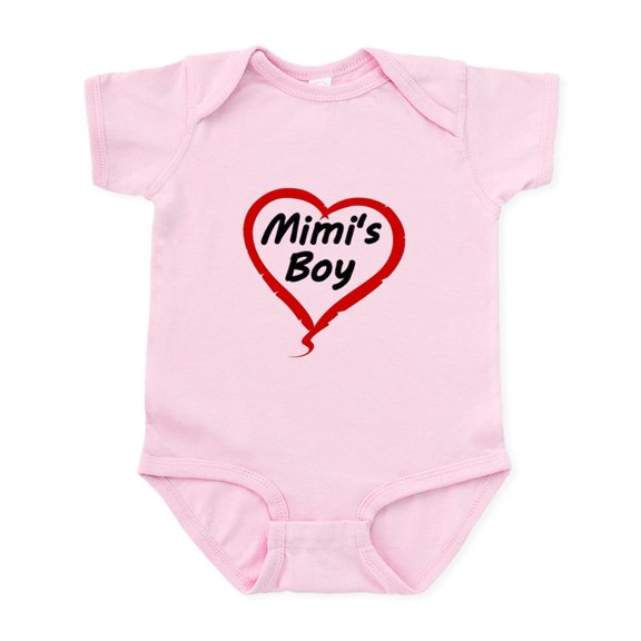 CafePress - MIMIS BOY Body Suit - Baby Light Bodysuit, Size Newborn - 24 Months