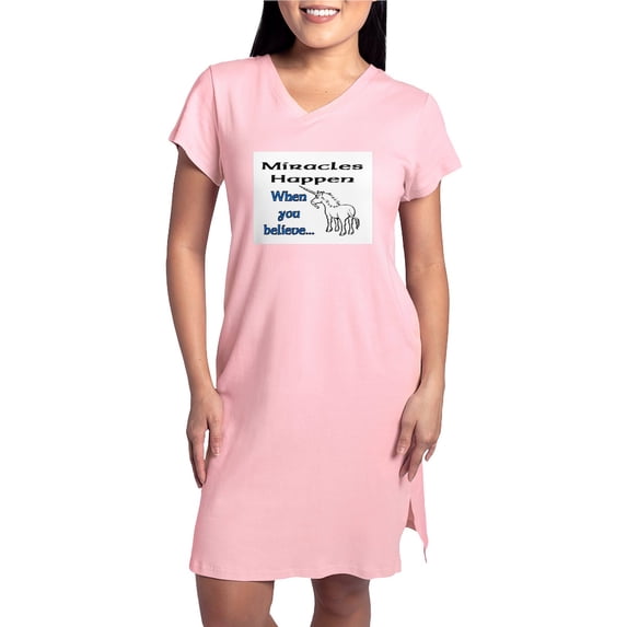 CafePress - MIRACLES HAPPEN - Women's Nightshirt