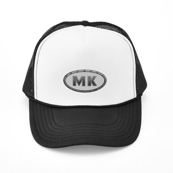 CafePress - MK Metal - Adjustable Unisex Printed Trucker Hat with Mesh Back