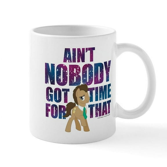 CafePress - MLP Dr. Hooves Mug - 11 oz Ceramic Mug - Novelty Coffee Tea Cup