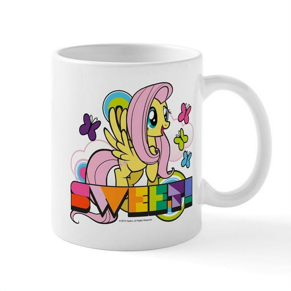 CafePress - MLP Fluttershy Sweet Mug - 11 oz Ceramic Mug - Novelty Coffee Tea Cup