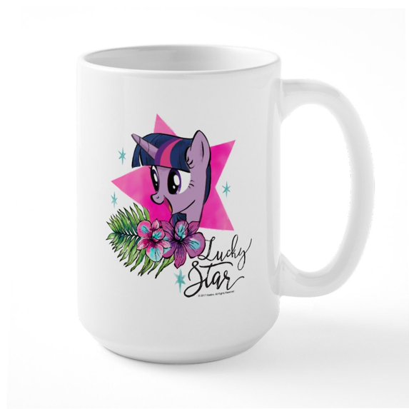 CafePress - MLP Lucky Star Mugs - 15 oz Ceramic Large White Novelty Mug