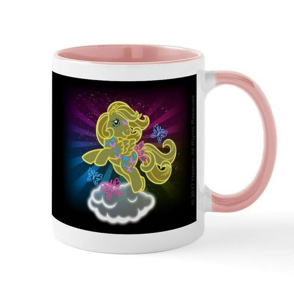 CafePress - MLP Retro Neon Mugs - 11 oz Ceramic Mug - Novelty Coffee Tea Cup