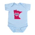thumbnail image 1 of CafePress - MN Heart Body Suit - Baby Light Bodysuit, Size Newborn - 24 Months, 1 of 4