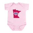 thumbnail image 1 of CafePress - MN Heart Body Suit - Baby Light Bodysuit, Size Newborn - 24 Months, 1 of 4