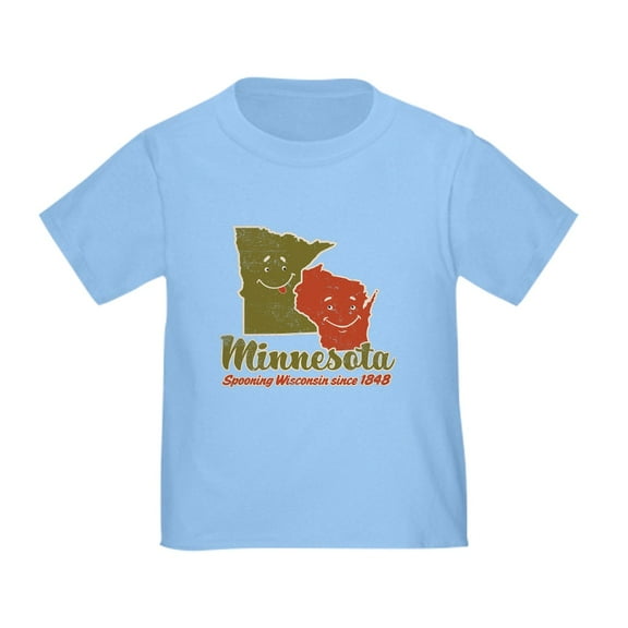 CafePress - MN: Spooning WI Toddler T Shirt - Cute Toddler T-Shirt, 100% Cotton