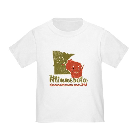 CafePress - MN: Spooning WI Toddler T Shirt - Cute Toddler T-Shirt, 100% Cotton