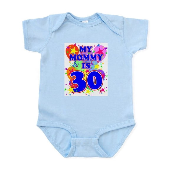 CafePress - MOMMY BIRTHDAY Infant Bodysuit - Baby Light Bodysuit, Size Newborn - 24 Months