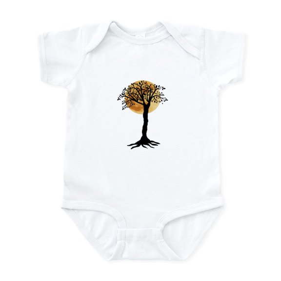 CafePress - MOON NIGHT Body Suit - Baby Light Bodysuit, Size Newborn - 24 Months