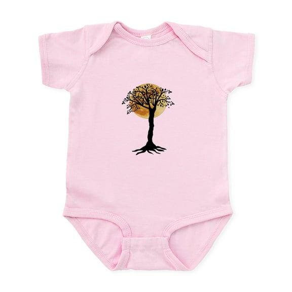 CafePress - MOON NIGHT Body Suit - Baby Light Bodysuit, Size Newborn - 24 Months