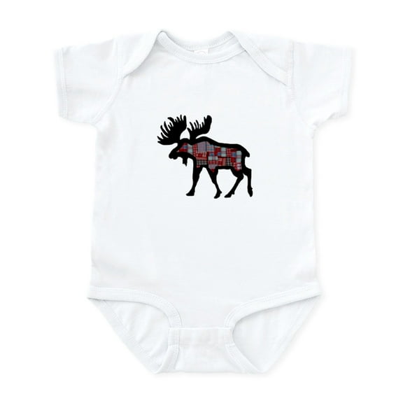CafePress - MOOSE Body Suit - Baby Light Bodysuit, Size Newborn - 24 Months