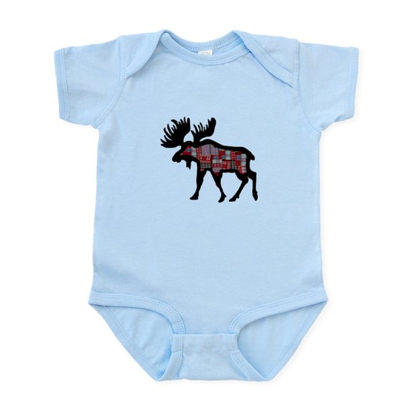 CafePress - MOOSE Body Suit - Baby Light Bodysuit, Size Newborn - 24 Months