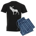thumbnail image 1 of CafePress - MOOSE Men's Dark Pajamas - Men's Dark Loose Fit Cotton Pajama Set, 1 of 7