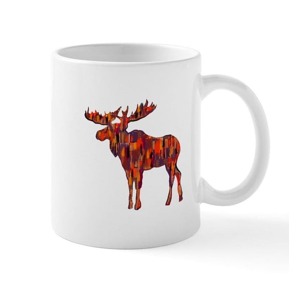 CafePress - MOOSE Mugs - 11 oz Ceramic Mug - Novelty Coffee Tea Cup