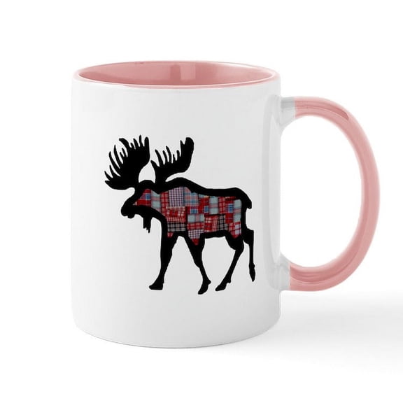 CafePress - MOOSE Mugs - 11 oz Ceramic Mug - Novelty Coffee Tea Cup
