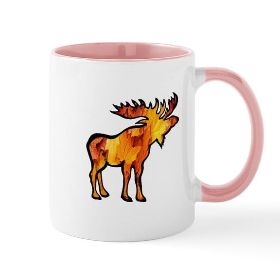 CafePress - MOOSE Mugs - 11 oz Ceramic Mug - Novelty Coffee Tea Cup