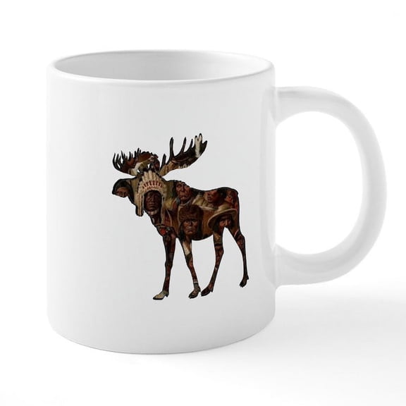CafePress - MOOSE TRIBUTE Mugs - 20 Oz White Ceramic Mega Mug