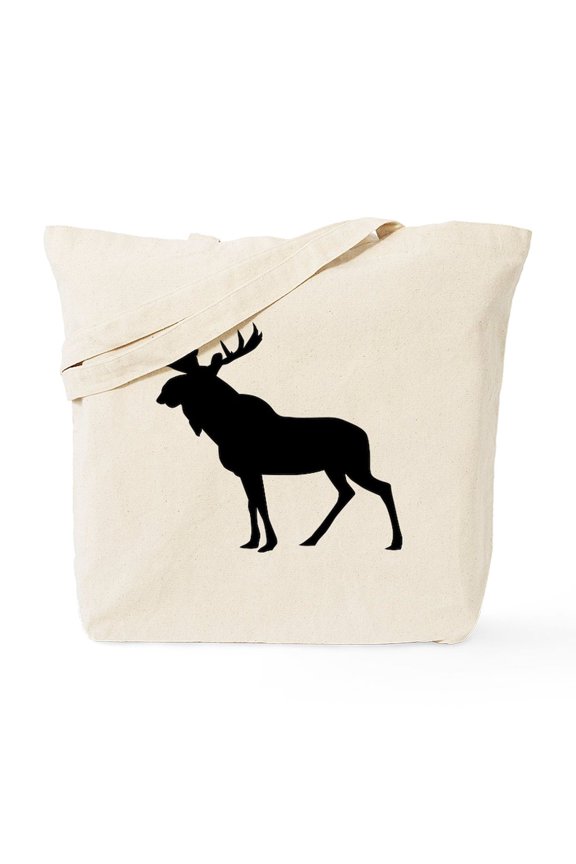 - MOOSE Tote Bag - Unisex Canvas Tote Bag, Beige, 1-Piece