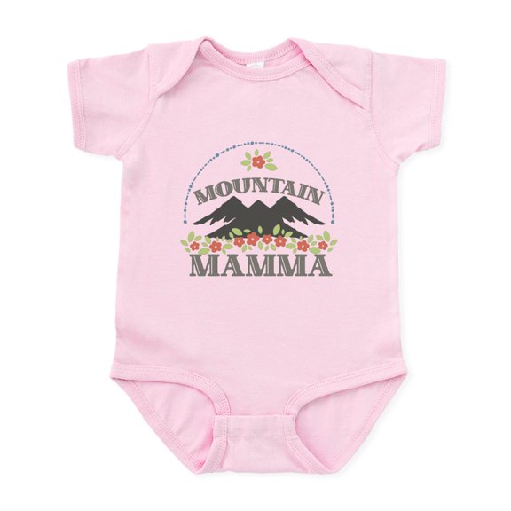 CafePress - MOUNTAIN MAMMA Body Suit - Baby Light Bodysuit, Size Newborn - 24 Months