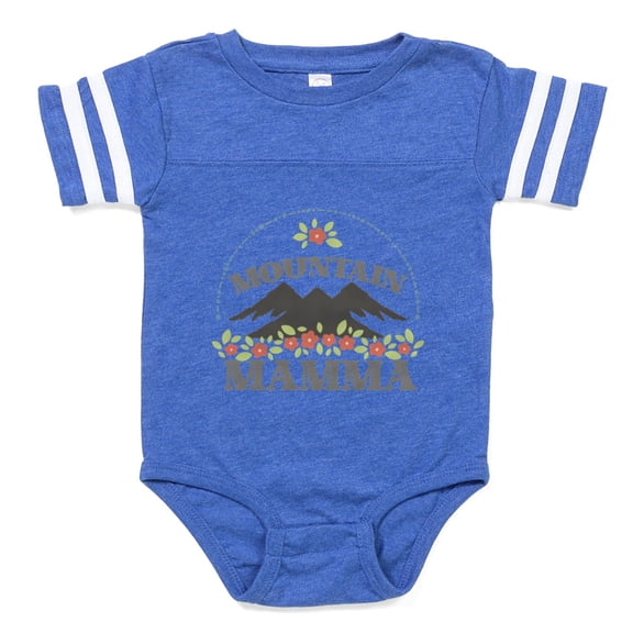 CafePress - MOUNTAIN MAMMA - Cute Infant Baby Football Bodysuit