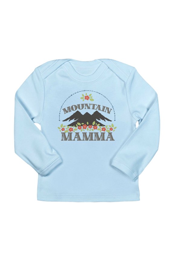 - MOUNTAIN MAMMA Long Sleeve T Shirt - Long Sleeve Infant T-Shirt
