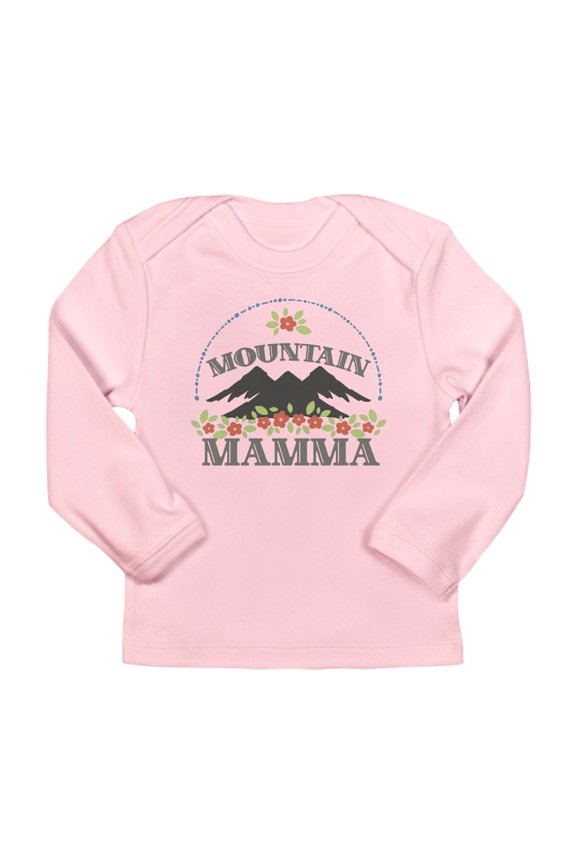 - MOUNTAIN MAMMA Long Sleeve T Shirt - Long Sleeve Infant T-Shirt