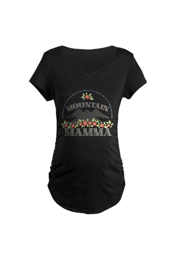 - MOUNTAIN MAMMA Maternity T Shirt - Maternity Dark T-Shirt