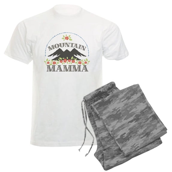 CafePress - MOUNTAIN MAMMA Pajamas - Men's Light Loose Fit Cotton Pajama Set