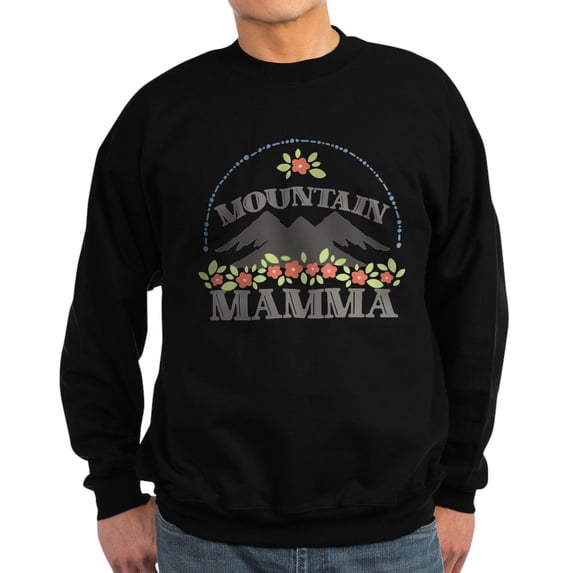CafePress - MOUNTAIN MAMMA Sweatshirt - Classic Crew Neck Sweatshirt
