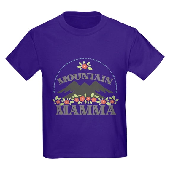 CafePress - MOUNTAIN MAMMA T Shirt - Dark T-Shirt Kids XS-XL