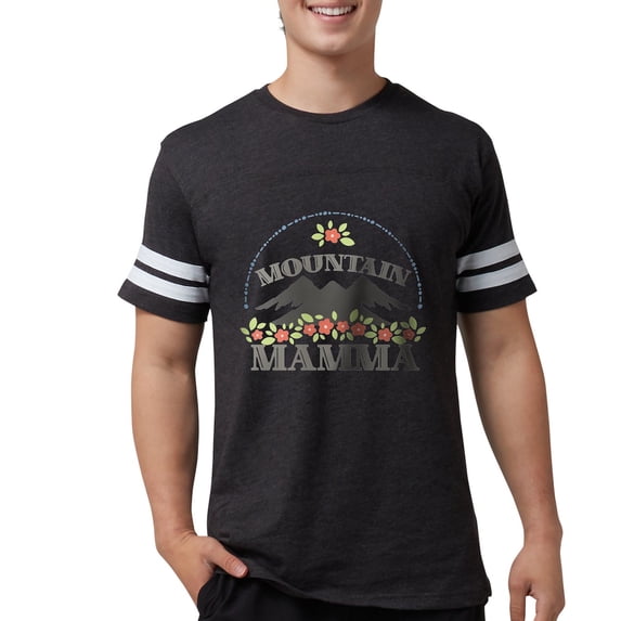 CafePress - MOUNTAIN MAMMA T Shirt - Mens Football Shirt