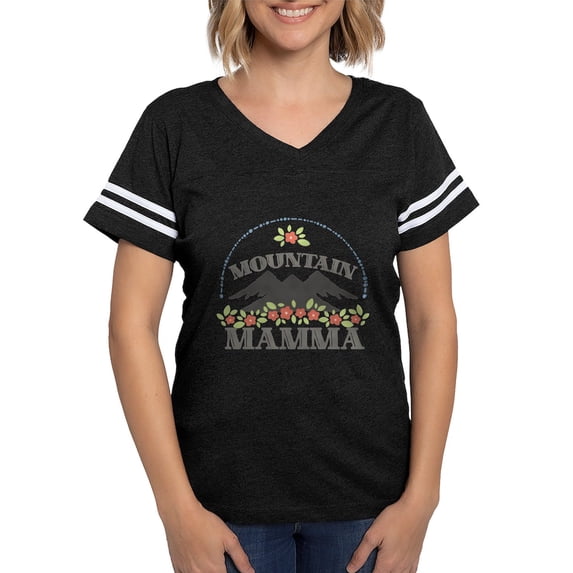 CafePress - MOUNTAIN MAMMA T Shirt - Womens Football Shirt