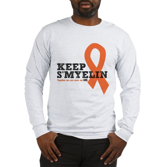 CafePress - MS/Multiple Sclerosis Long Sleeve T Shirt - Unisex Cotton Long Sleeve T-Shirt