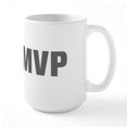 thumbnail image 1 of CafePress - MVP Akz Gray Mugs - 15 oz Ceramic Large White Novelty Mug, 1 of 6