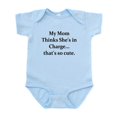 thumbnail image 1 of CafePress - MY MOM THINKS SHE's IN CHARGE Infant Bodysuit - Baby Light Bodysuit, Size Newborn - 24 Months, 1 of 4