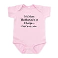 thumbnail image 1 of CafePress - MY MOM THINKS SHE's IN CHARGE Infant Bodysuit - Baby Light Bodysuit, Size Newborn - 24 Months, 1 of 4