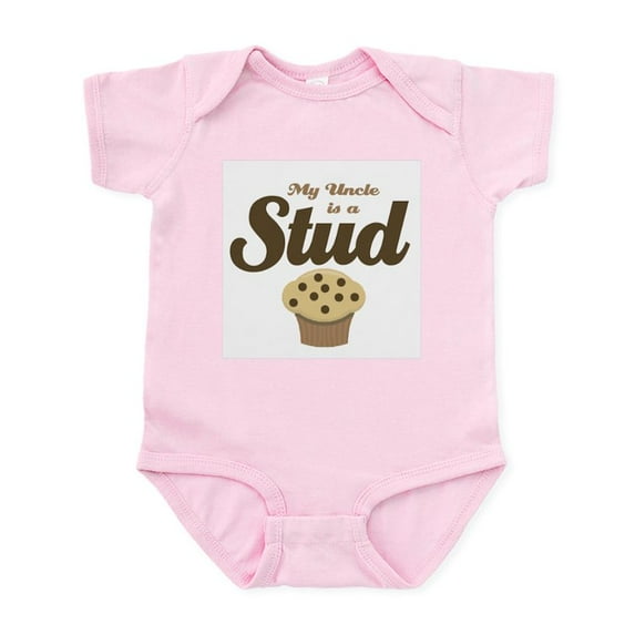 CafePress - MY Uncle Is Stud Muffin Baby Infant Bodysuit - Baby Light Bodysuit, Size Newborn - 24 Months