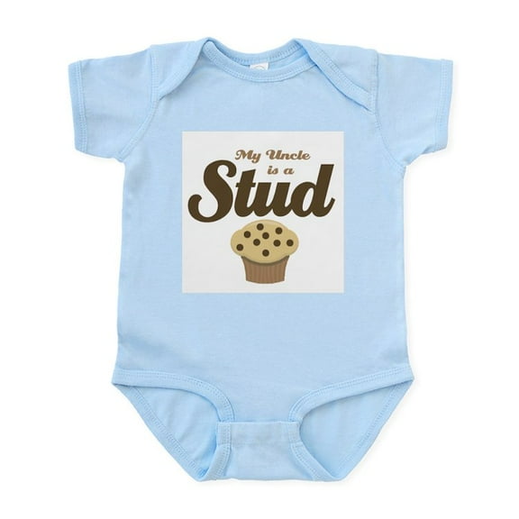 CafePress - MY Uncle Is Stud Muffin Baby Infant Bodysuit - Baby Light Bodysuit, Size Newborn - 24 Months