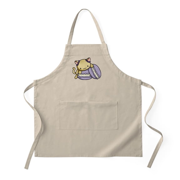 CafePress - Macaron Kitty - Kitchen Apron with Pockets, Grilling Apron, Baking Apron