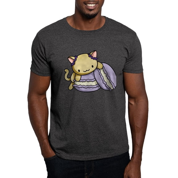 CafePress - Macaron Kitty T Shirt - Men's Classic Graphic Cotton T-Shirt