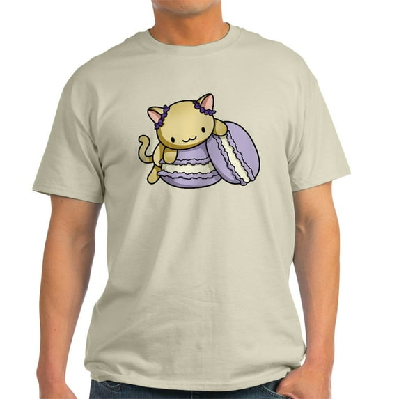 CafePress - Macaron Kitty T Shirt - Men's Classic Graphic T-Shirt