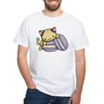 thumbnail image 1 of CafePress - Macaron Kitty T Shirt - Men's White Classic Cotton T-Shirts, 1 of 4
