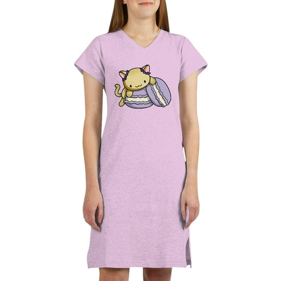 CafePress - Macaron Kitty - Women's Nightshirt