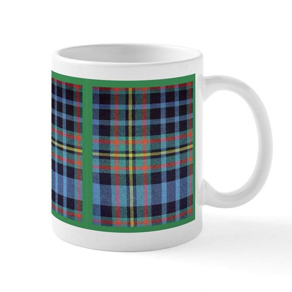 CafePress - Maclellan Tartan Mug - 11 oz Ceramic Mug - Novelty Coffee Tea Cup