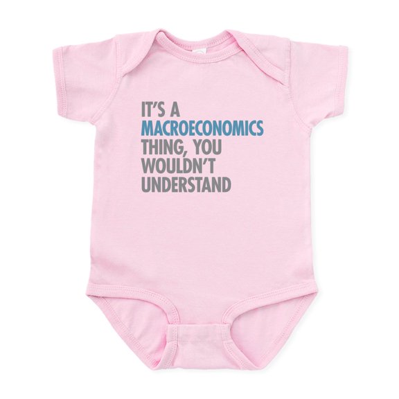 CafePress - Macroeconomics Thing Body Suit - Baby Light Bodysuit, Size Newborn - 24 Months