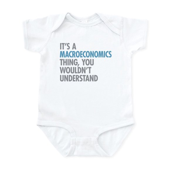 CafePress - Macroeconomics Thing Body Suit - Baby Light Bodysuit, Size Newborn - 24 Months