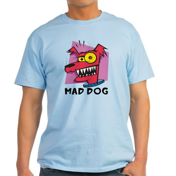 CafePress - Mad Dog Light T Shirt - Men's Classic Graphic T-Shirt
