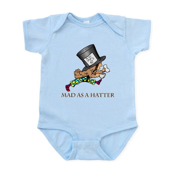 CafePress - Mad Hatter Infant Bodysuit - Baby Light Bodysuit, Size Newborn - 24 Months
