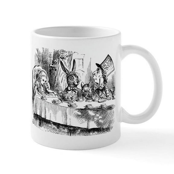 CafePress - Mad Hatter's Tea Party Mug - 11 oz Ceramic Mug - Novelty Coffee Tea Cup