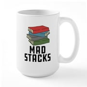 CafePress - Mad Stacks - 15 oz Ceramic Large White Nolvety Mug